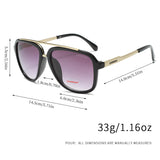Fashion Retro Sunglasses Unisex Matte Frame Carrera Glasses
