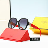 Fendi 5986 brand polarized  sunglasses trend 100% UV400 designer with brand box