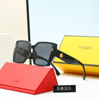 Fendi 5935 brand polarized  sunglasses trend 100% UV400 designer with brand box