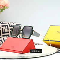 Fendi 7780 brand polarized metal sunglasses trend 100% UV400 designer with brand box