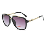 Fashion Retro Sunglasses Unisex Matte Frame Carrera Glasses