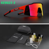 Kapvoe Cycling Sunglasses Man Cycling Glasses Mountain UV400 Cycling Eyewear MTB Outdoor Sport Goggles Bike Glasses