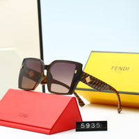 Fendi 5935 brand polarized  sunglasses trend 100% UV400 designer with brand box