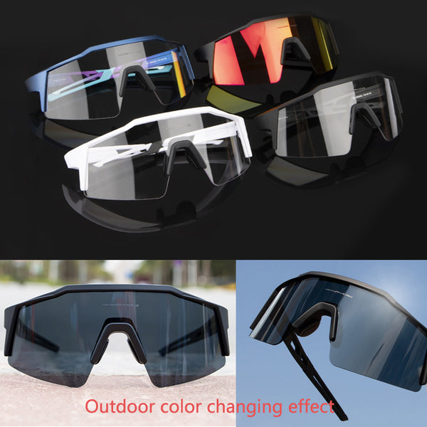 Kapvoe Photochromic Sports Cycling Glasses Cycling Goggles Men Women Bike Glasses UV400 Cycling Sunglasses