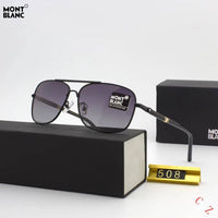 Montblanc Brand Man Sunglasses Retro Style  With Brand Box