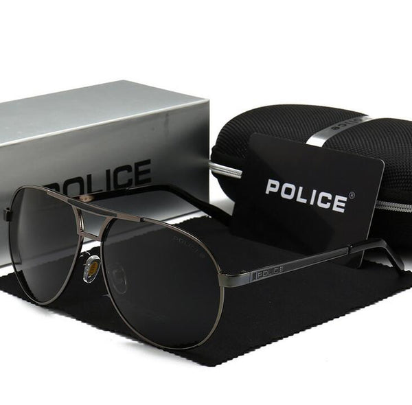 Men's Polarized Police Sunglasses With Box