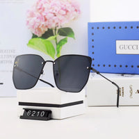 GUCCI 6210 Brand Man Sunglasses Retro Style 100% UV400 Designer With Brand Box