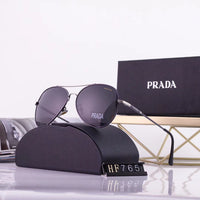 Prada Brand Man Sunglasses Retro Style With Brand Box