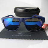 Fashion Retro Sunglasses Square Matte Frame Carrera Glasses With Box