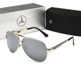 Luxury Benz Polarized Sunglasses Men Aviator Driving Sunglasses