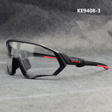 KAPVOE Photochromic Goggles Cycling Sunglasses Sport Road Mountain Bike Glasses