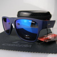 Fashion Retro Sunglasses Square Matte Frame Carrera Glasses With Box