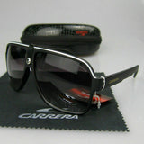 Fashion  Retro Sunglasses Unisex Matte Frame Carrera Glasses