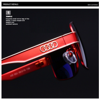 Sunglasses New Luxury Brand Men Polarized Audi With Box