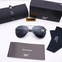 Montblanc Brand Man Sunglasses Retro Style With Brand Box
