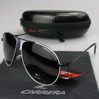 Fashion Carrera Sunglasses Ruthenium Pilot Gradient Lens