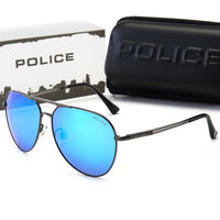 Men's Polarized Police Sunglasses 8 Colors With Box