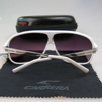 Men&Women's Retro Sunglasses Unisex Square Matte Frame Carrera Glasses+Box