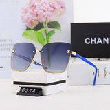 CHANEL 6214 Brand Man Sunglasses Retro Style 100% UV400 Designer With Brand Box