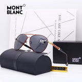 Montblanc Brand Man Sunglasses Retro Style With Brand Box