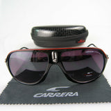 New Arrival  Retro Sunglasses Sport Matte Black Frame Carrera Glasses