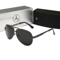 Luxury Benz Polarized Sunglasses Men Aviator Driving Sunglasses