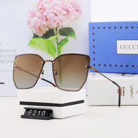 GUCCI 6210 Brand Man Sunglasses Retro Style 100% UV400 Designer With Brand Box